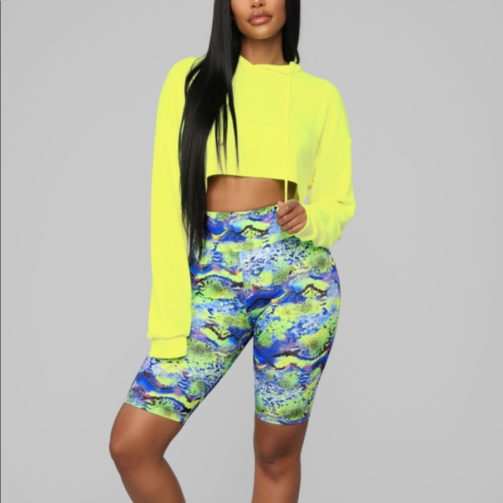 All of the lights lounge set - Lime/Blue